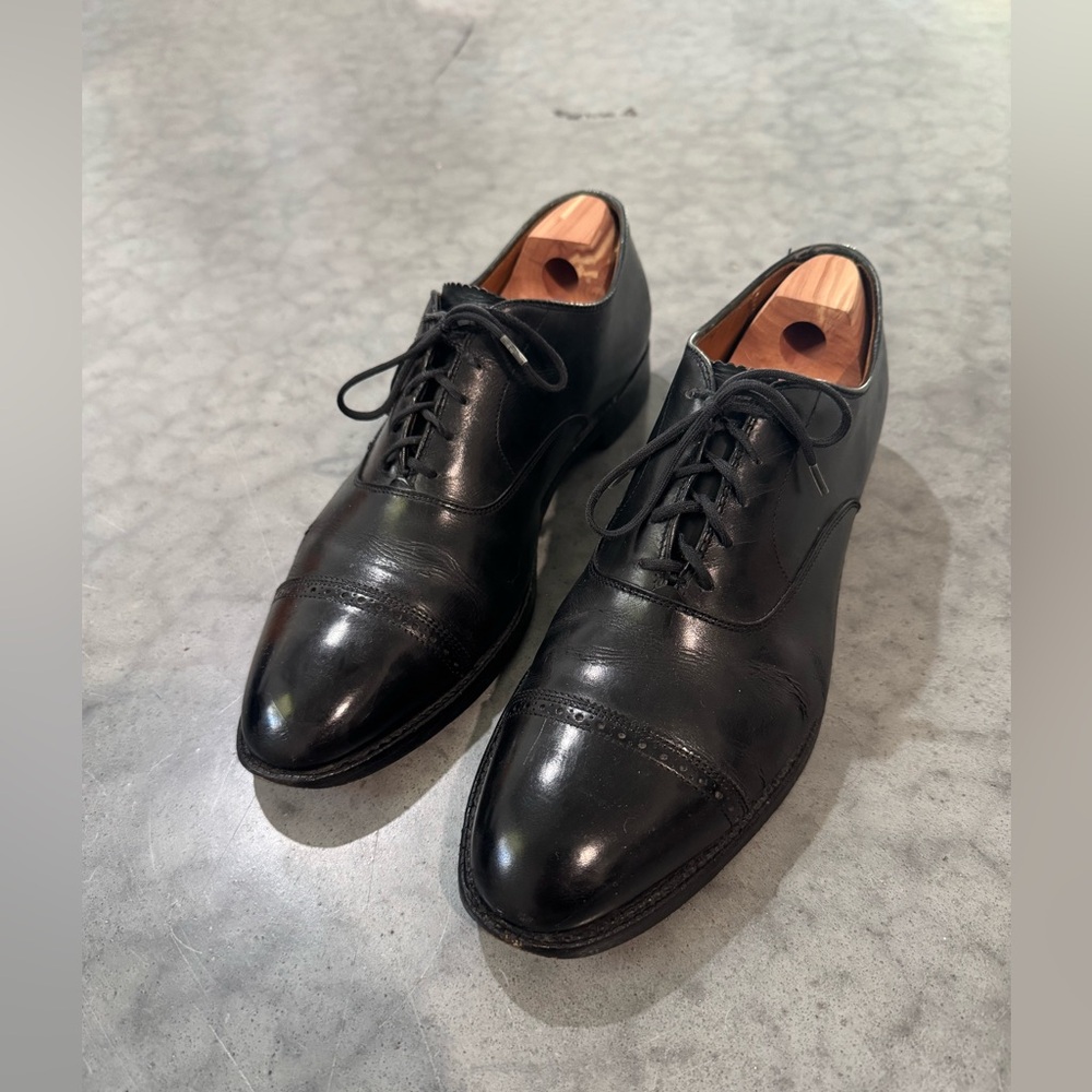 Alden Men’s Black Oxfords Size 12 AAAA Made In New England
